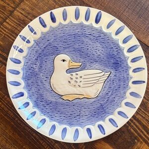 vintage "Duck" ceramic salad plate made by Sigma The Tastesetter